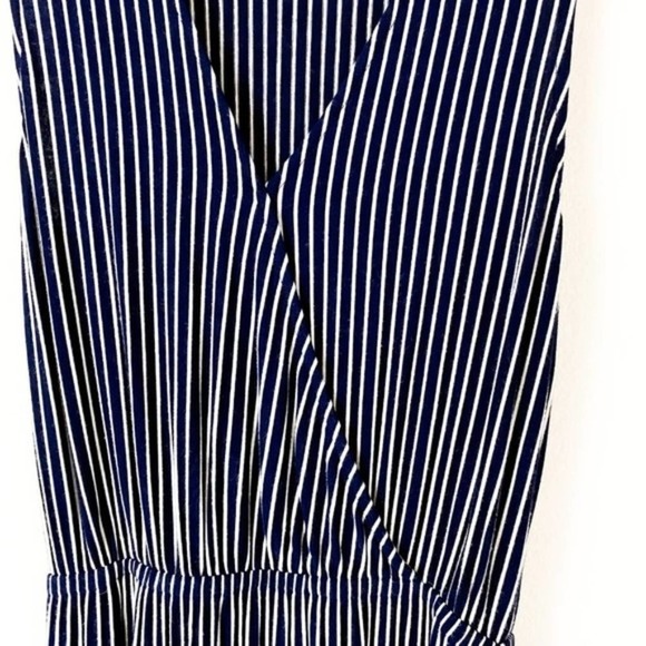 Anthro Sunday in Brooklyn Carine Blue Stripe Dress Size S Small - Picture 6 of 9